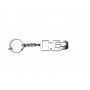 Keychain Hummer H2 - (type LOGO) type 1